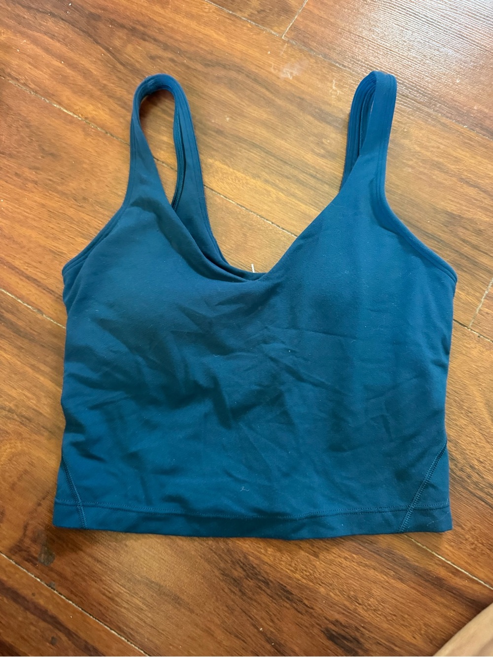 lululemon athletica Deep Teal Crop Bralette